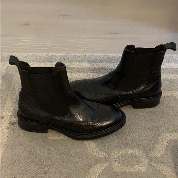 Black short biker boot - Picture 8 of 8